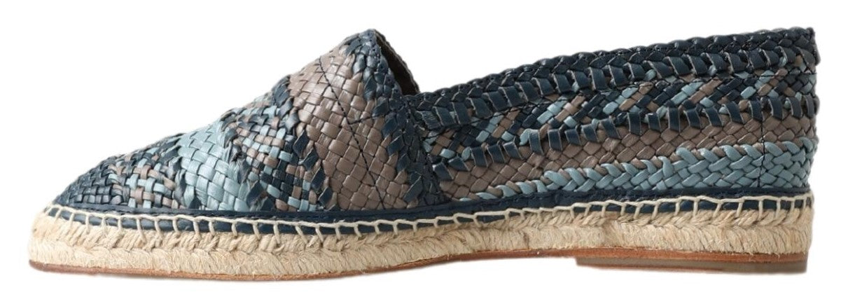 Dolce & Gabbana Sumptuous Woven Leather Espadrilles Dolce & Gabbana