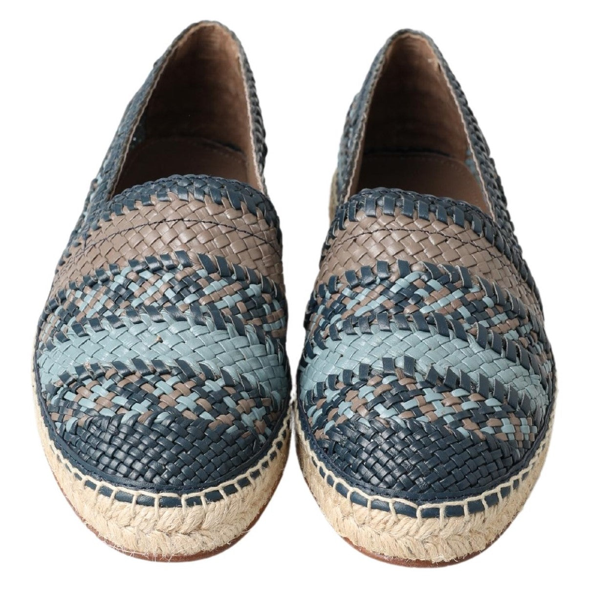 Dolce & Gabbana Sumptuous Woven Leather Espadrilles Dolce & Gabbana