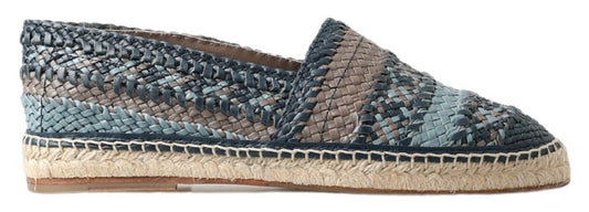 Dolce & Gabbana Sumptuous Woven Leather Espadrilles Dolce & Gabbana