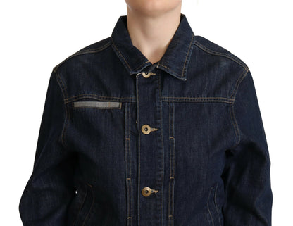 Master Coat Chic Dark Blue Denim Jacket Master Coat