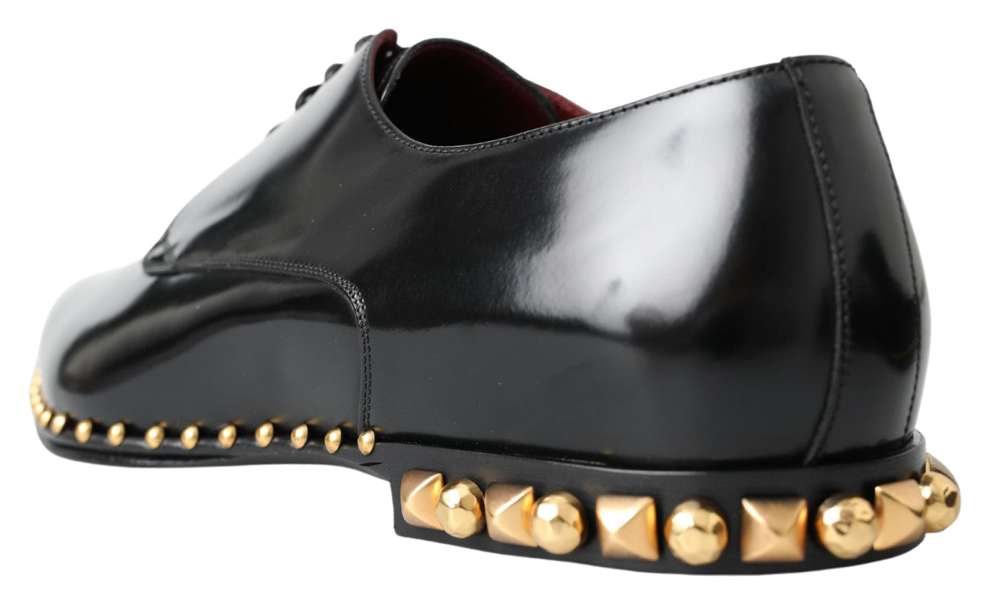 Dolce & Gabbana Elegant Studded Derby Formal Shoes Dolce & Gabbana