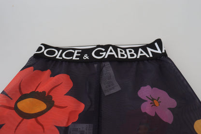 Dolce & Gabbana Elegant Floral Print High Waist Leggings Dolce & Gabbana