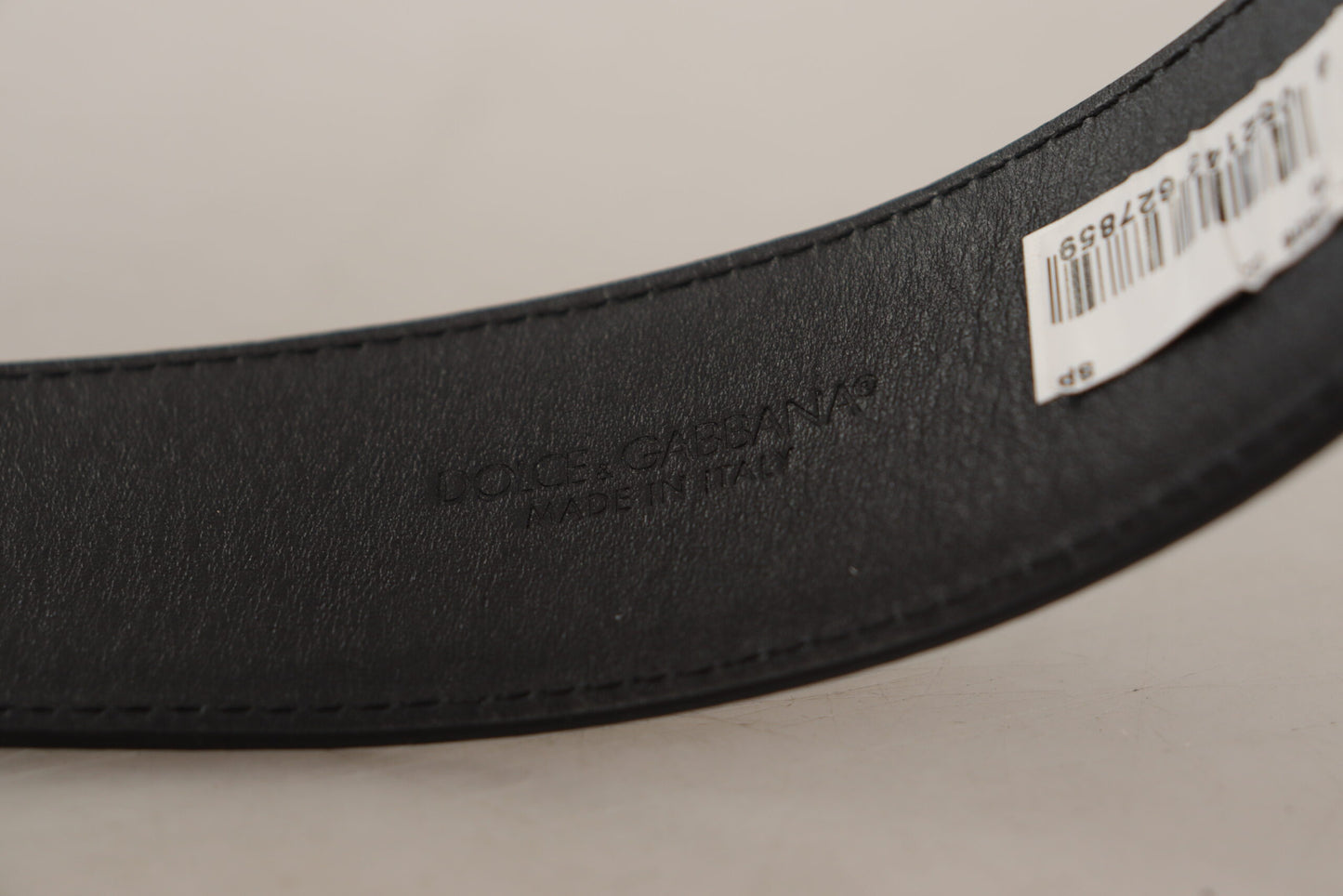 Dolce & Gabbana Elegant Black Leather Belt Dolce & Gabbana