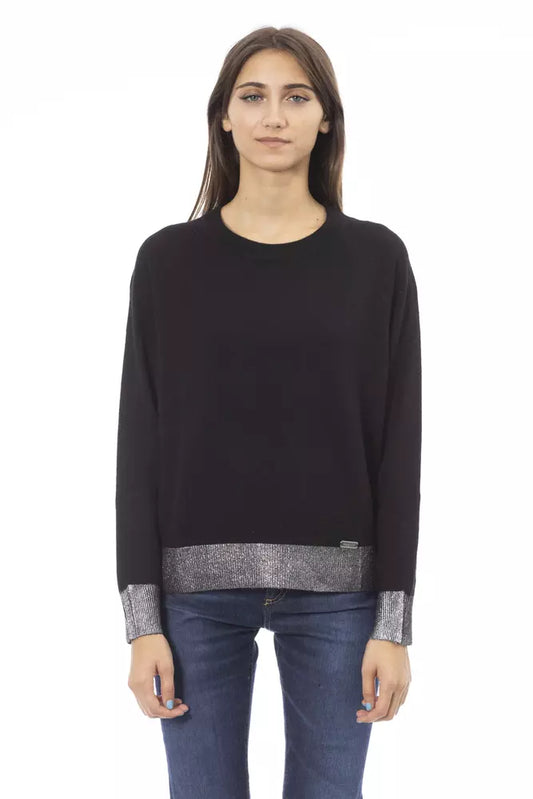 Baldinini Trend "Black Wool Women's Sweater" Baldinini Trend