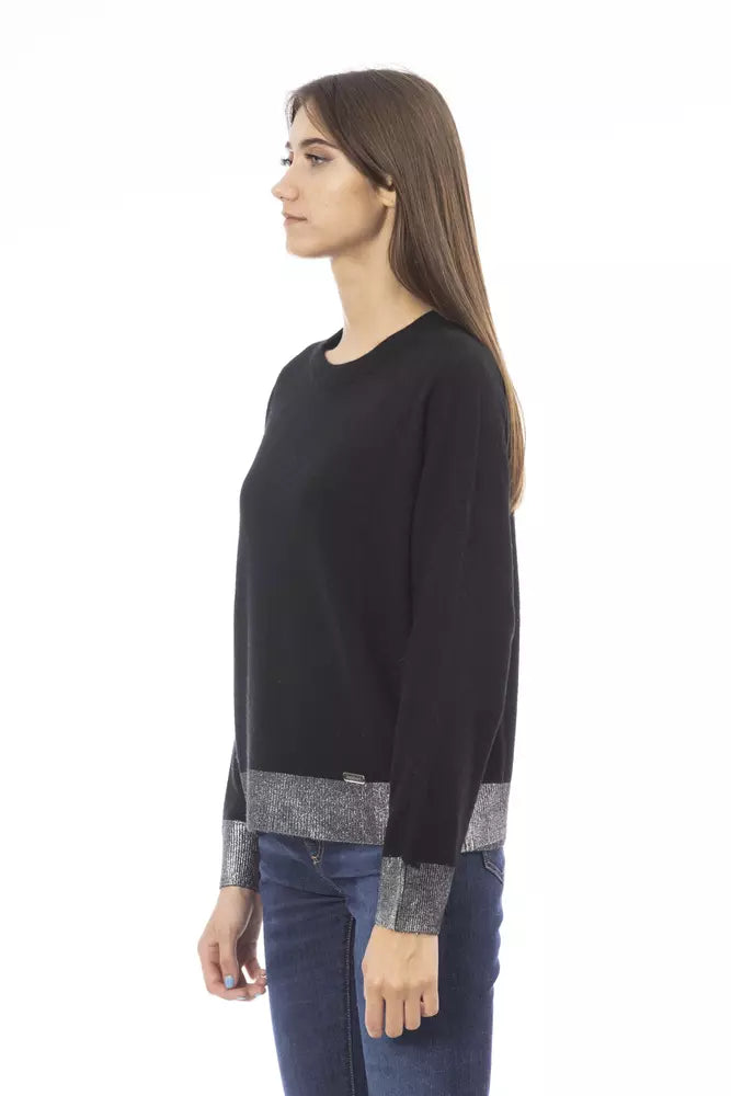 Baldinini Trend "Black Wool Women's Sweater" Baldinini Trend