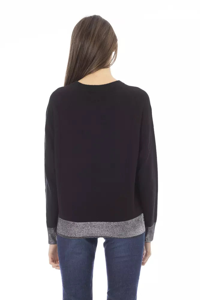 Baldinini Trend "Black Wool Women's Sweater" Baldinini Trend