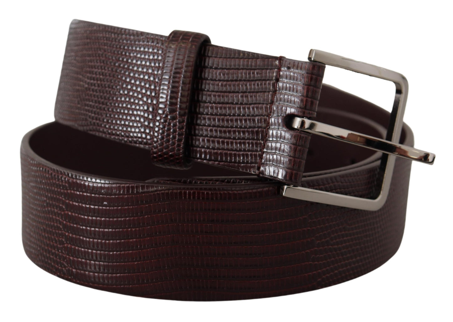 Dolce & Gabbana Elegant Dark Brown Leather Belt Dolce & Gabbana