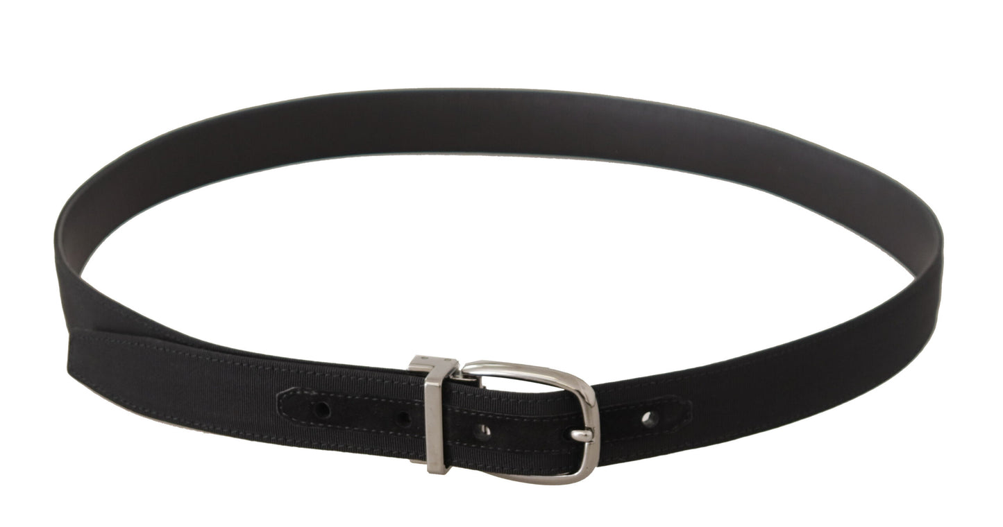 Dolce & Gabbana Elegant Black Leather Designer Belt Dolce & Gabbana