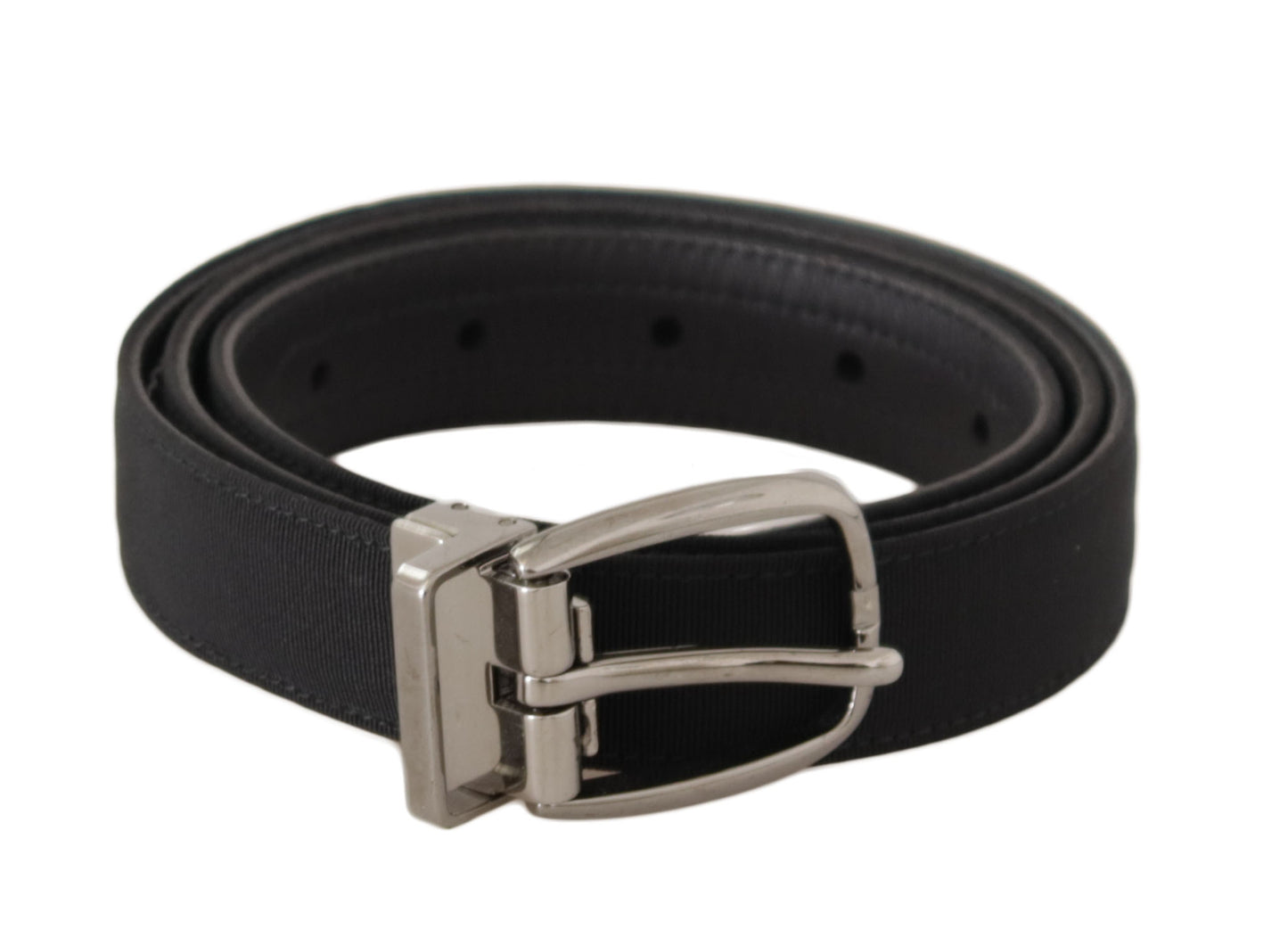 Dolce & Gabbana Elegant Black Leather Designer Belt Dolce & Gabbana