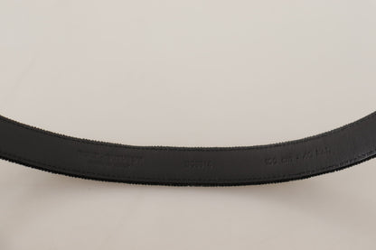 Dolce & Gabbana Elegant Black Velvet Designer Belt Dolce & Gabbana