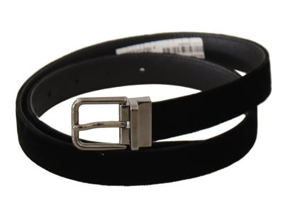 Dolce & Gabbana Elegant Velvet Designer Belt Dolce & Gabbana