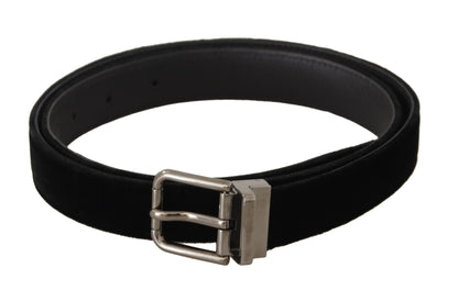 Dolce & Gabbana Elegant Velvet Designer Belt Dolce & Gabbana