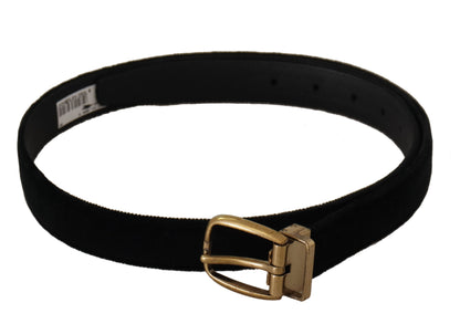 Dolce & Gabbana Chic Velvet Elegance Belt Dolce & Gabbana