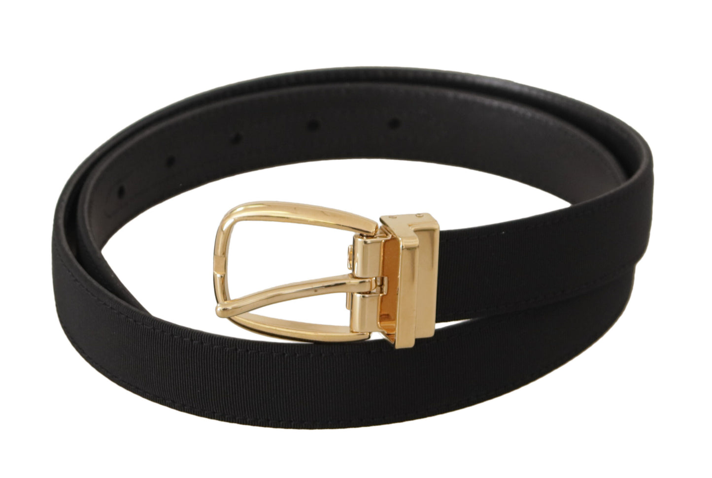 Dolce & Gabbana Elegant Black Leather Belt Dolce & Gabbana