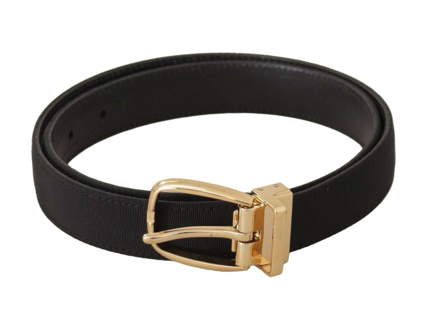 Dolce & Gabbana Elegant Black Leather Belt Dolce & Gabbana