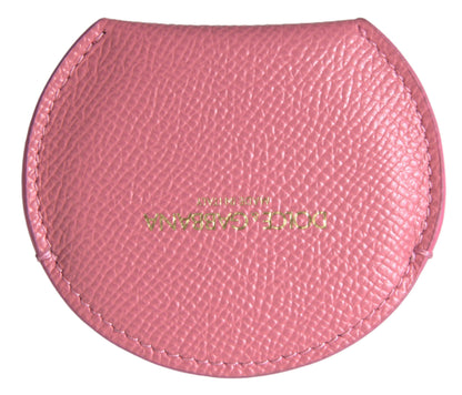 Dolce & Gabbana Elegant Pink Leather Mirror Holder Dolce & Gabbana