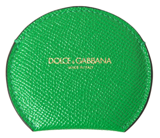 Dolce & Gabbana Elegant Calfskin Leather Mirror Holder Dolce & Gabbana