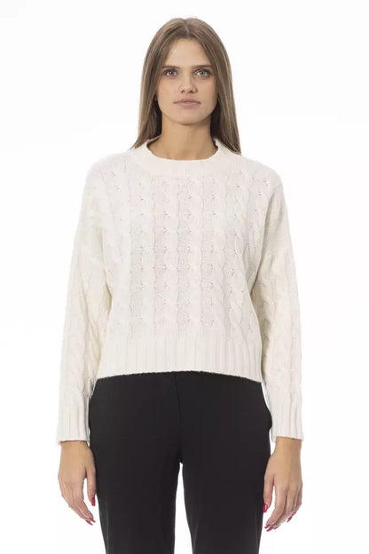 Baldinini Trend Beige Wool Women Sweater Baldinini Trend