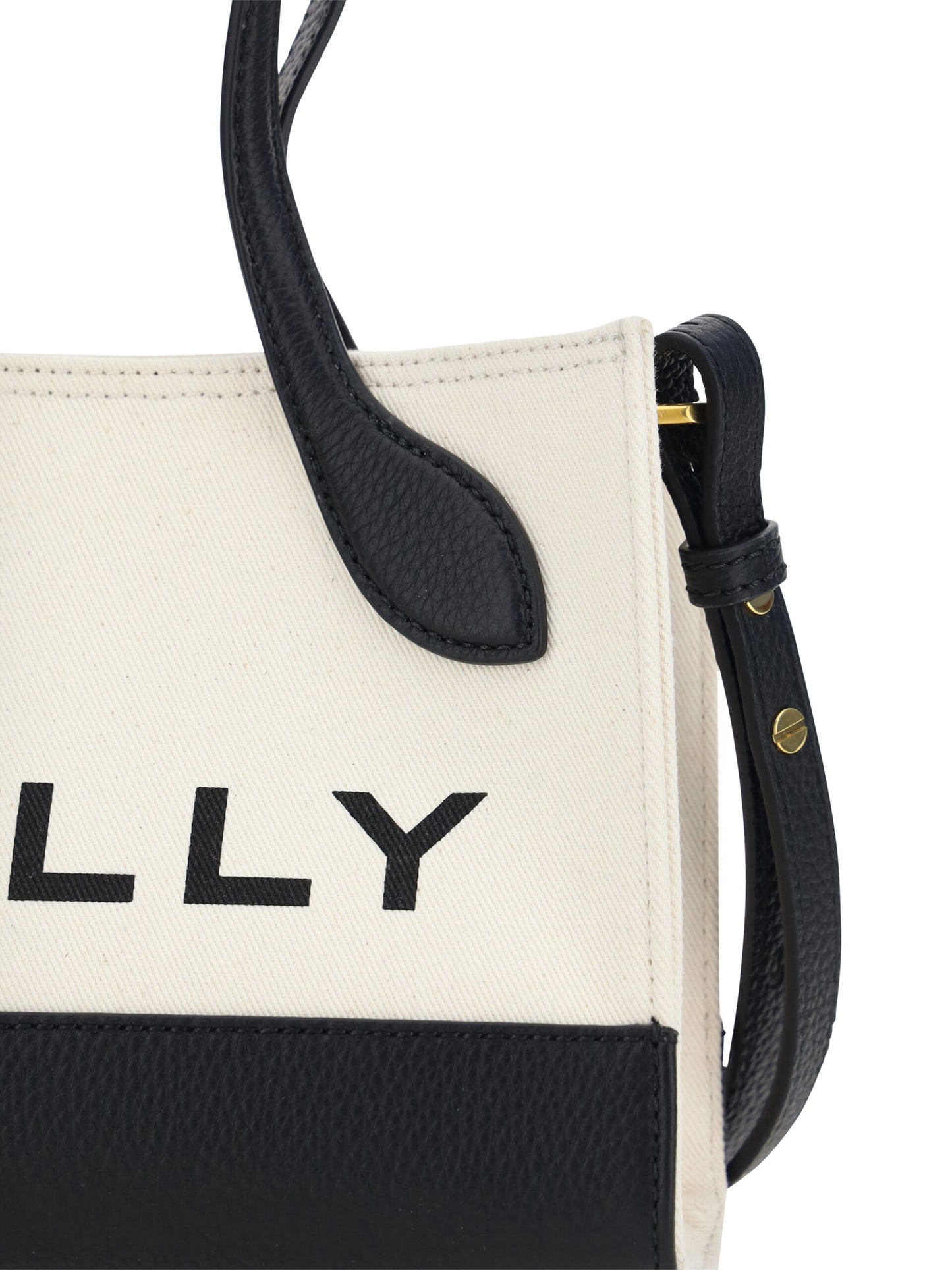 Bally Chic Contrast Mini Leather Handbag Bally