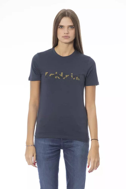 Baldinini Trend Blue Cotton Women T-Shirt Baldinini Trend