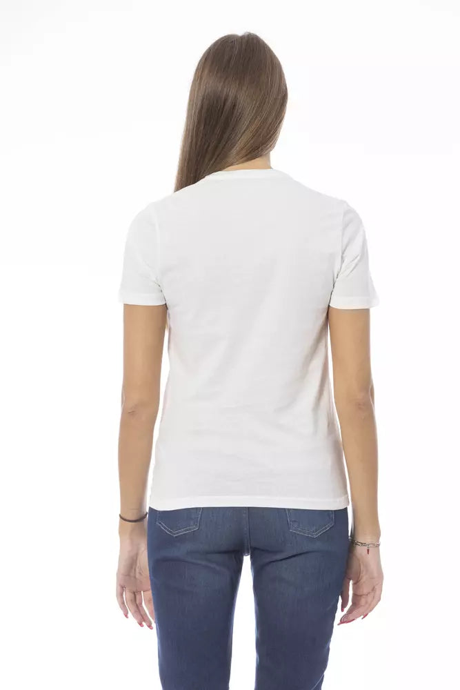 Baldinini Trend White Cotton Women T-Shirt