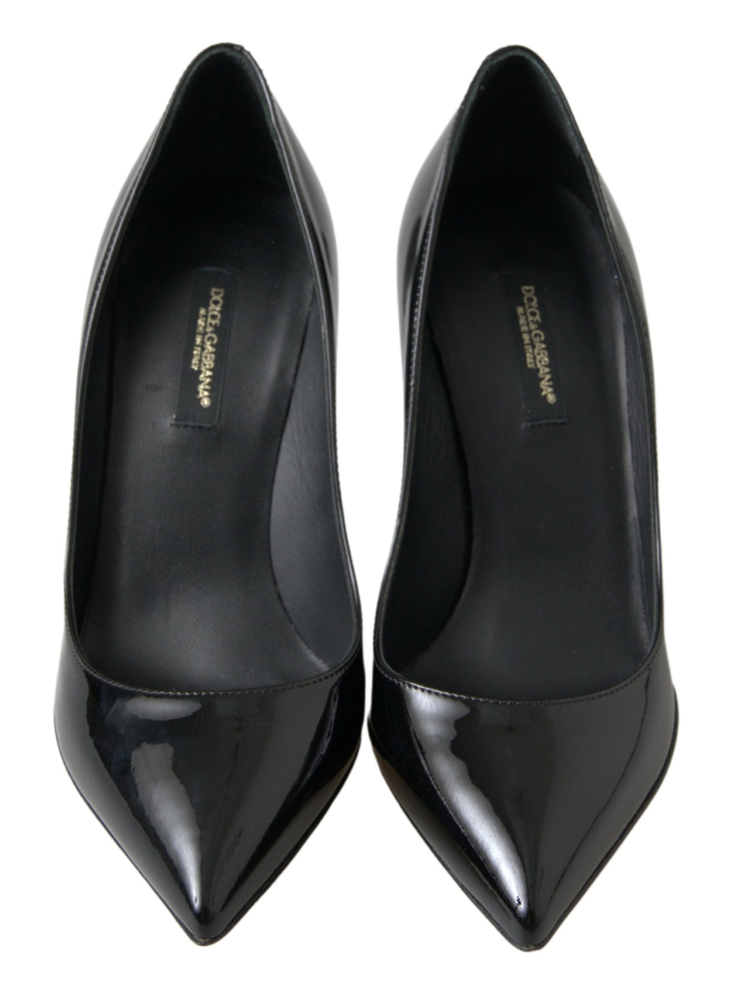 Dolce & Gabbana Elegant Patent Leather Heels Pumps Dolce & Gabbana