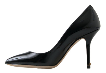 Dolce & Gabbana Elegant Patent Leather Heels Pumps Dolce & Gabbana