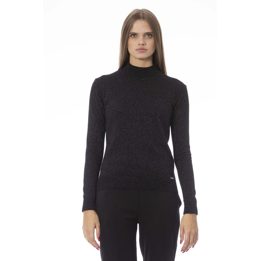 Baldinini Trend Black Cashmere Women Sweater Baldinini Trend