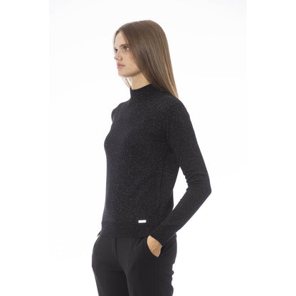 Baldinini Trend Black Cashmere Women Sweater Baldinini Trend