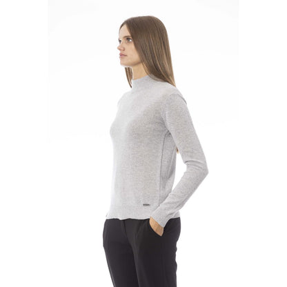 Baldinini Trend Gray Cashmere Women Sweater Baldinini Trend