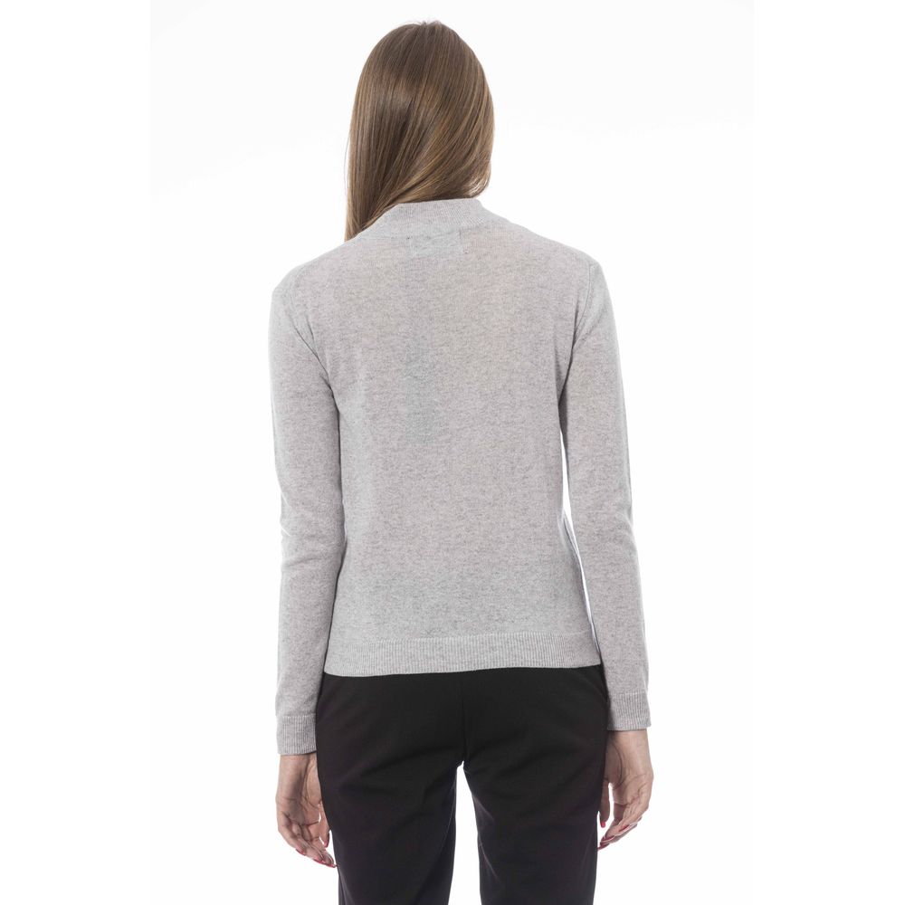 Baldinini Trend Gray Cashmere Women Sweater Baldinini Trend