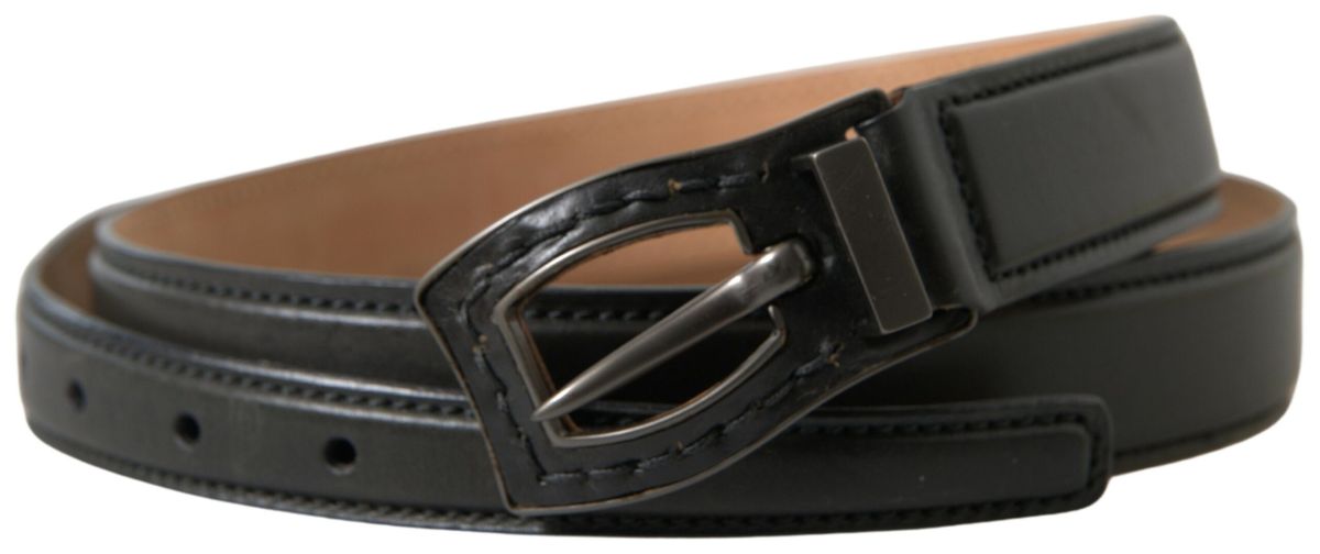 Ermanno Scervino Exquisite Italian Leather Belt with Metal Buckle Ermanno Scervino