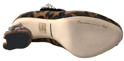 Dolce & Gabbana Elegant Leopard Heel Pumps for Chic Sophistication Dolce & Gabbana