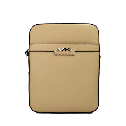 Michael Kors Cooper Medium Camel Crossgrain Leather Flight Crossbody Bag Michael Kors