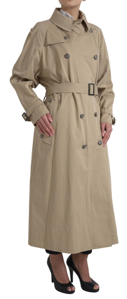 Dolce & Gabbana Elegant Double Breasted Trench Coat Dolce & Gabbana