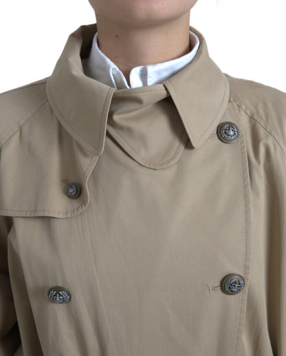 Dolce & Gabbana Elegant Double Breasted Trench Coat Dolce & Gabbana