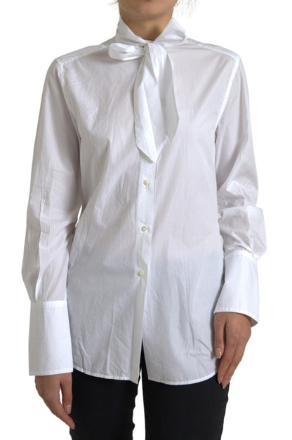 Dolce & Gabbana Elegant White Cotton Long Sleeve Shirt Dolce & Gabbana