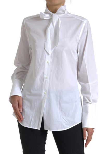 Dolce & Gabbana Elegant White Cotton Long Sleeve Shirt Dolce & Gabbana