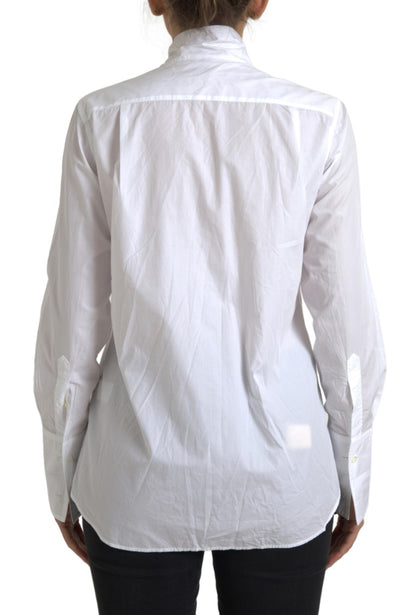 Dolce & Gabbana Elegant White Cotton Long Sleeve Shirt Dolce & Gabbana