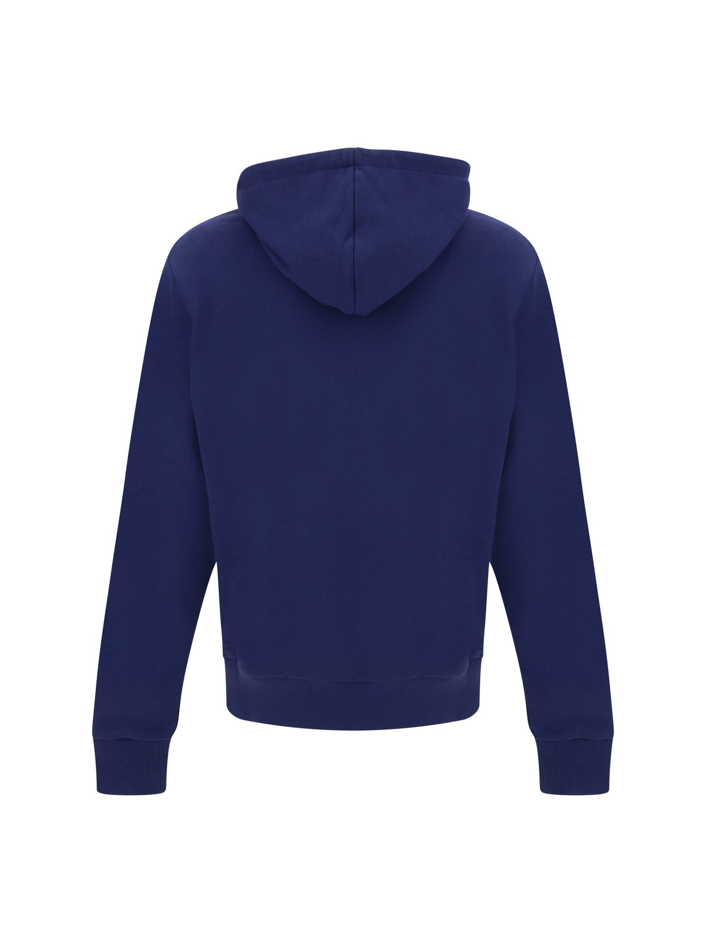 Balmain Elegant Navy Blue Monogram Hoodie Balmain