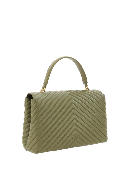 PINKO Emerald Elegance Calf Leather Handbag PINKO