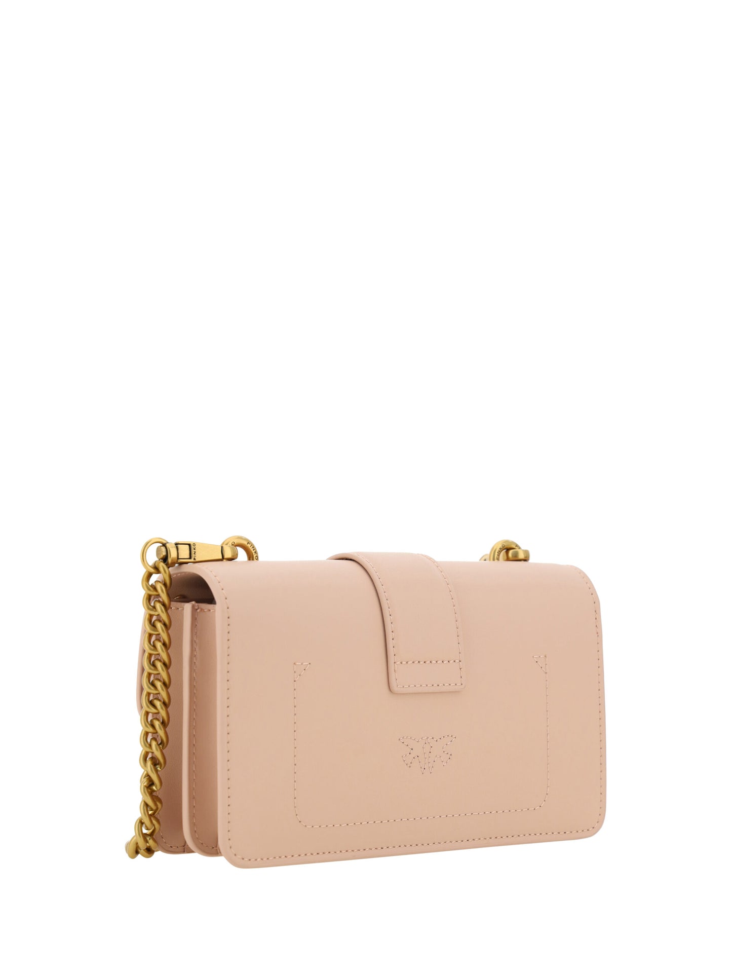 PINKO Chic Pink Cipria Mini Love Shoulder Bag PINKO