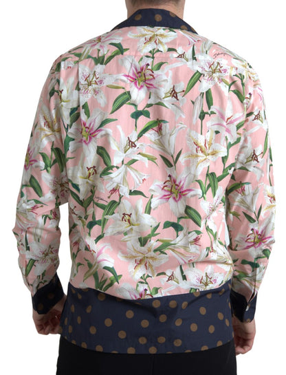 Dolce & Gabbana Elegant Slim Fit Pink Casual Shirt Dolce & Gabbana