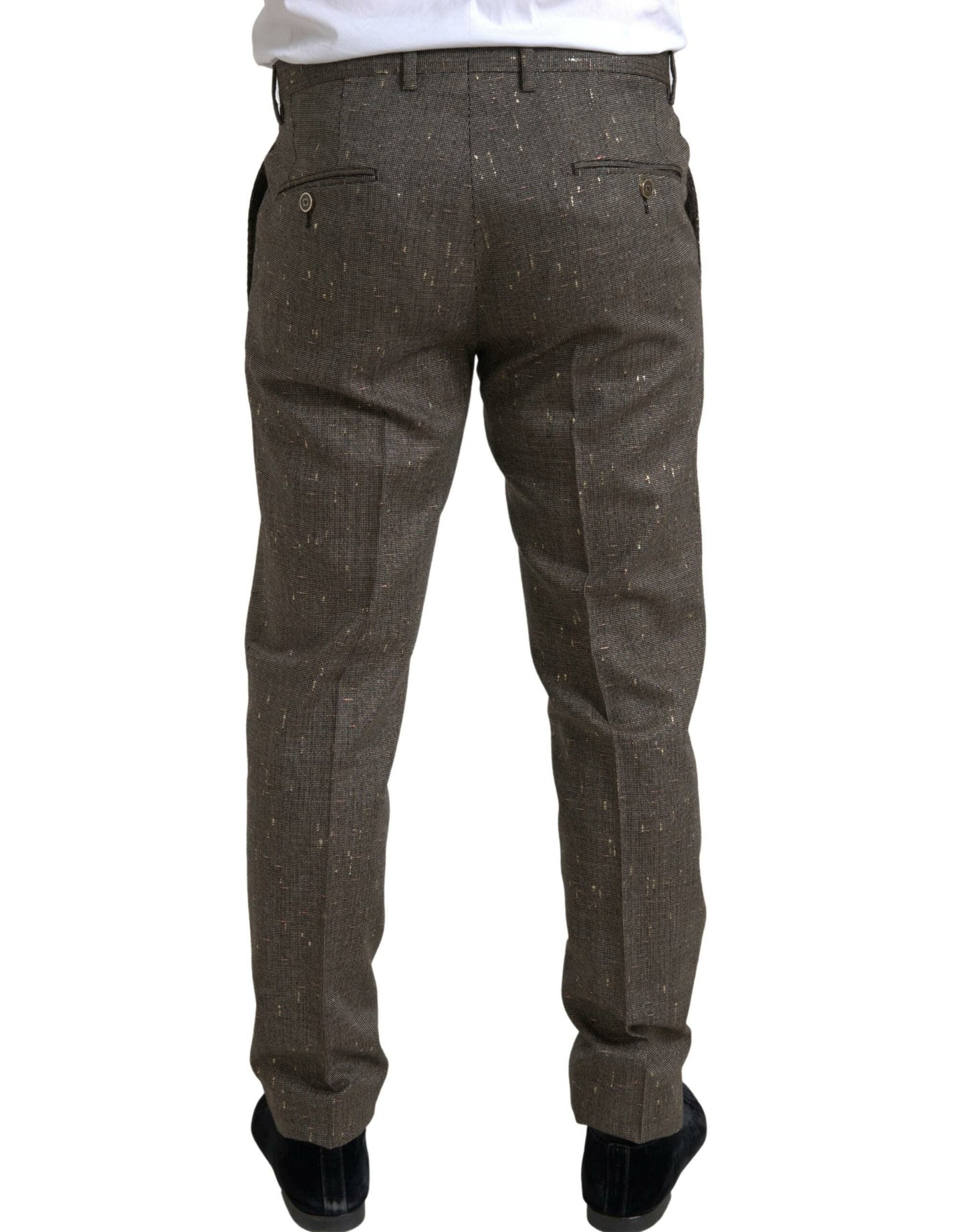 Dolce & Gabbana Elegant Skinny Wool Chino Pants Dolce & Gabbana