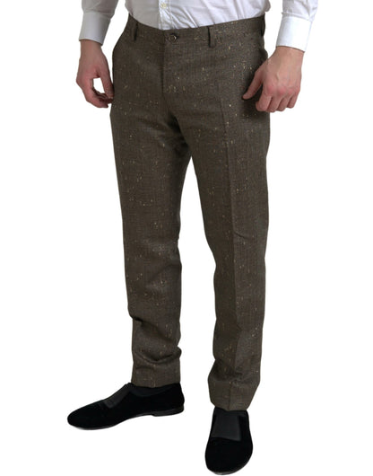 Dolce & Gabbana Elegant Skinny Wool Chino Pants Dolce & Gabbana