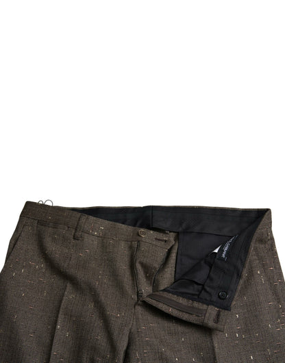 Dolce & Gabbana Elegant Skinny Wool Chino Pants Dolce & Gabbana