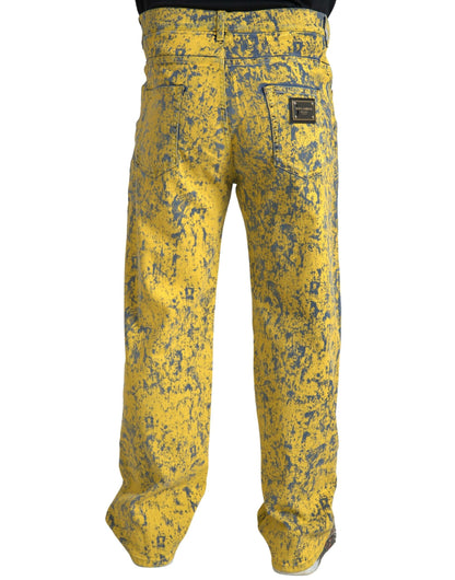 Dolce & Gabbana Italian Designer Straight Denim Jeans Dolce & Gabbana