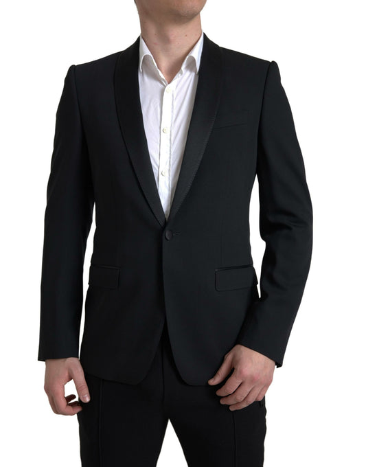 Dolce & Gabbana Chic Slim Fit Virgin Wool Blazer Dolce & Gabbana