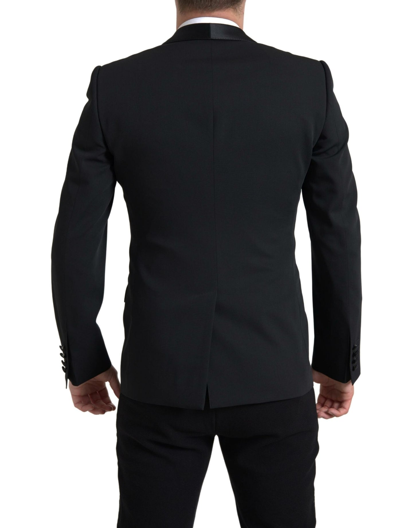 Dolce & Gabbana Chic Slim Fit Virgin Wool Blazer Dolce & Gabbana