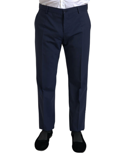 Dolce & Gabbana Elegant Blue Martini Slim Fit Two-Piece Suit Dolce & Gabbana